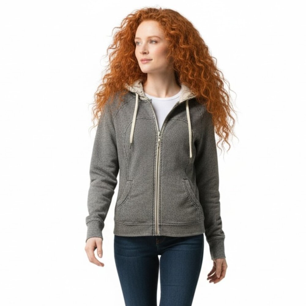 Lululemon Movement Jacket Telemark Print Black Mojave Tan Full Zip Hooded Size 6